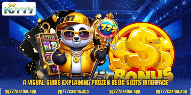 A visual guide explaining Frozen Relic Slots interface