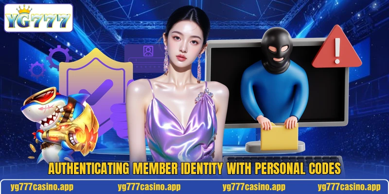 Authenticating member identity with personal codes