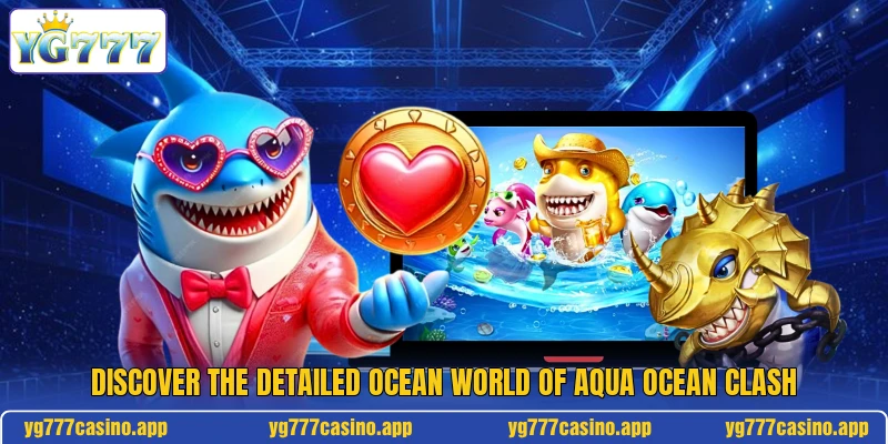 Discover the detailed ocean world of aqua ocean clash