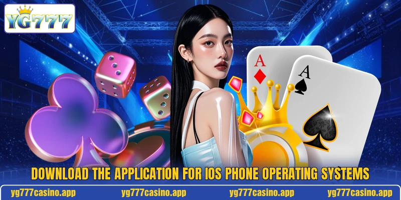 Download the application for iOS phone operating systems