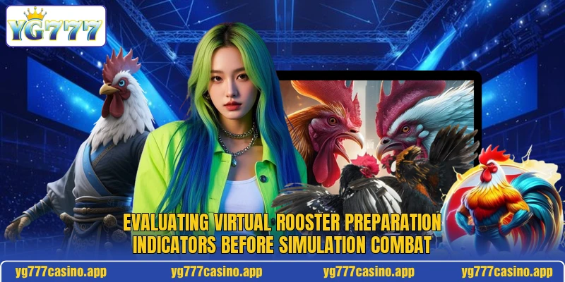 Evaluating virtual rooster preparation indicators before simulation combat