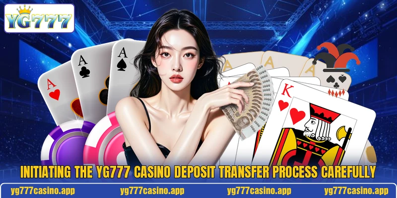 Initiating the YG777 Casino deposit transfer process carefully Initiating the YG777 Casino deposit transfer process carefully