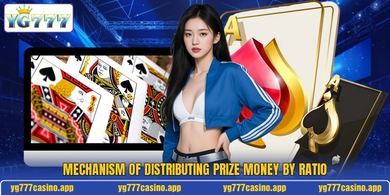 Mechanism of distributing prize money by ratio