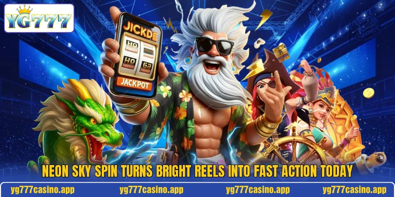 Neon Sky Spin Turns Bright Reels Into Fast Action Today