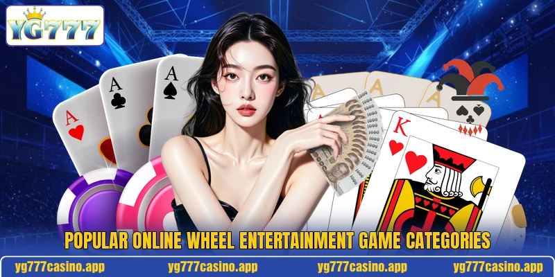 Popular online wheel entertainment game categories