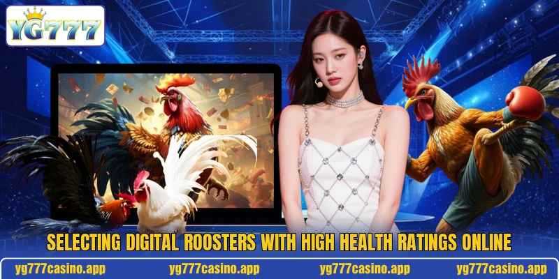 Selecting digital roosters with high health ratings online