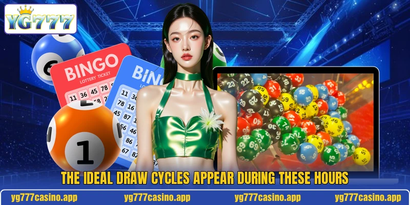 The ideal draw cycles appear during these hours