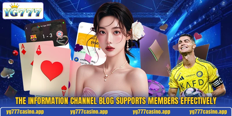 The information channel blog supports members effectively The information channel blog supports members effectively