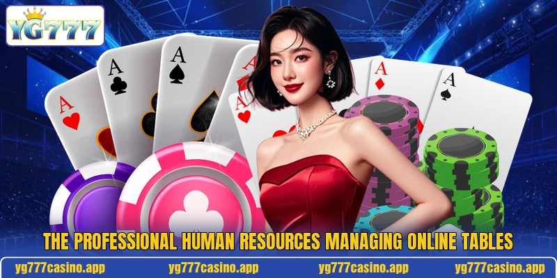 The professional human resources managing online tables