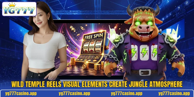 Wild Temple Reels visual elements create jungle atmosphere